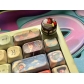 1pc Round Chocolate Cake Clay Food Keycaps Knob Keycap with Magnet for Hi75 Hi8 Mechanical Gaming Keyboard